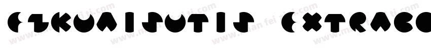 FZKuaiSuTiS ExtraBold字体转换
